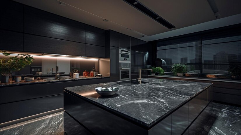 Black granite in India